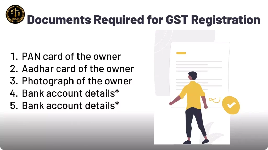 Documents Required For Gst Registration