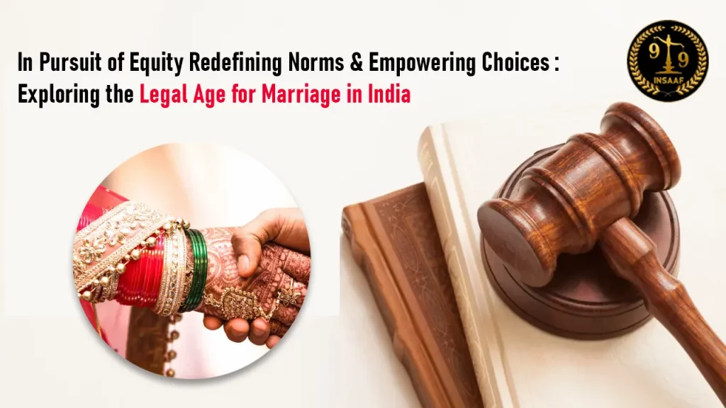 legal age for marriage in India


