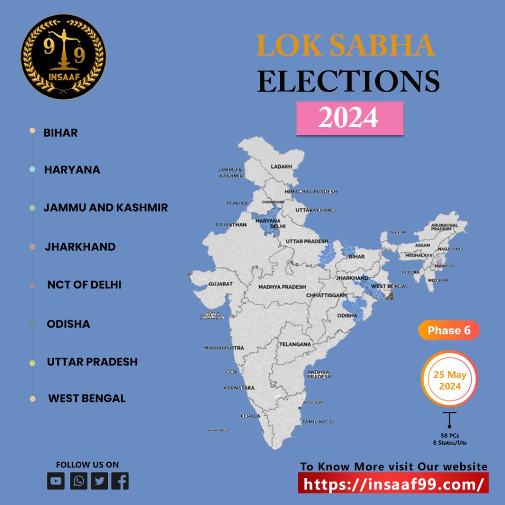 Phase 6 of Lok Sabha Election