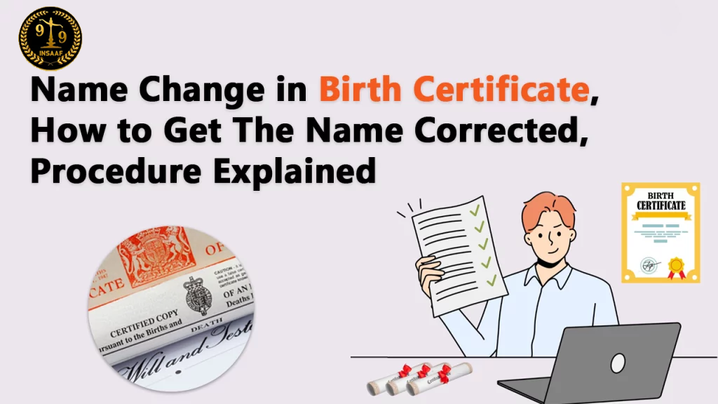 Name Change in Birth Certificate