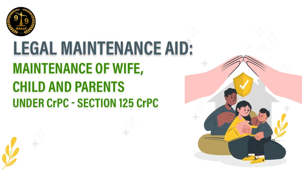 Maintenance of wife