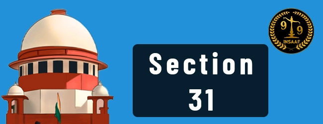 under section 31 of the Specific Relief Act is not in Rem.