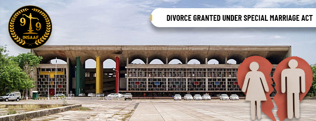 Divorce granted under Special Marriage Act,