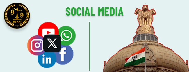 The Union Government undertakes to incorporate Rules and Regulations to regulate social media platforms safer from the use of profanity and vulgar language.