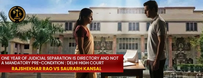 One Year of Judicial Separation Is Directory and Not a Mandatory Pre-Condition